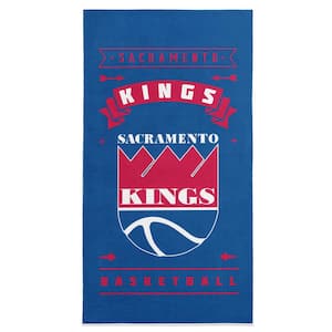 NBA Hardwood Classics Sac Kings Printed Beach Towel- Cotton/Polyester Blend Pool Towel