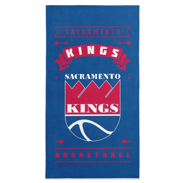 NBA Hardwood Classics Sac Kings Printed Beach Towel- Cotton/Polyester Blend Pool Towel