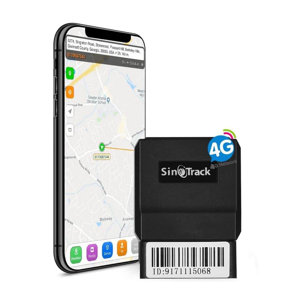 4g GPS Tracker, Real-Time OBD Car GPS Tracking Device Locator with Alert Sy