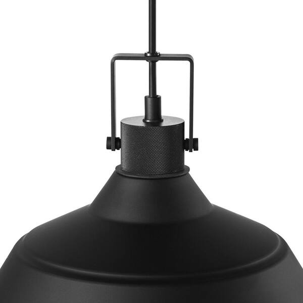 Details about   Globe Electric Sutton 1-Light Matte Black Outdoor Indoor Pendant Lighting 