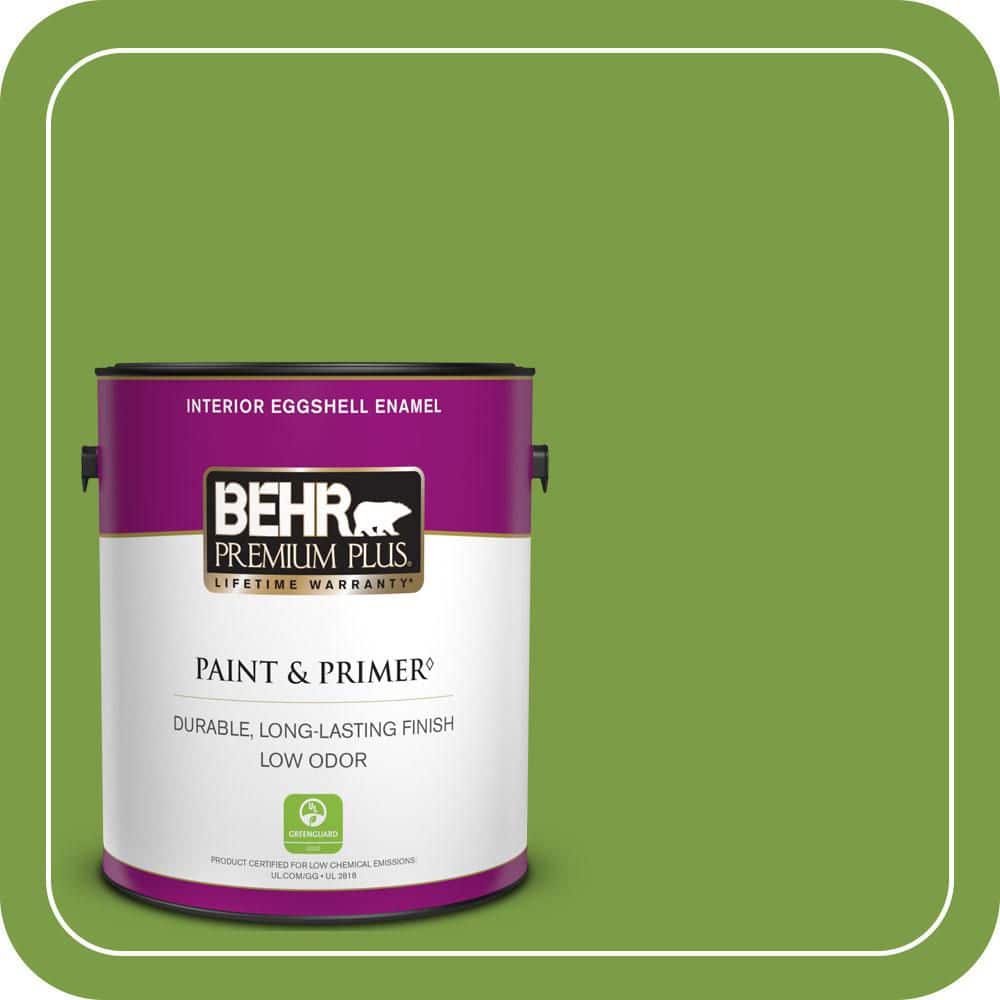 1 gal. #420B-7 Pepper Grass Eggshell Enamel Low Odor Interior Paint & Primer price history on PriceWatchPro