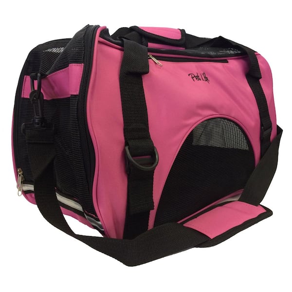 PET LIFE Airline Approved Altitude Force Sporty Zippered Fashion Pet Carrier