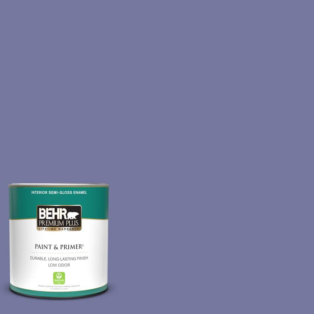 Microblend Interior Paint and Primer - Purple/Lavender Lining, Semi-gloss  Sheen