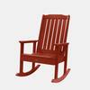 Highwood Lehigh Rustic Red Plastic Outdoor Rocking Chair AD-RKCH1-RED ...