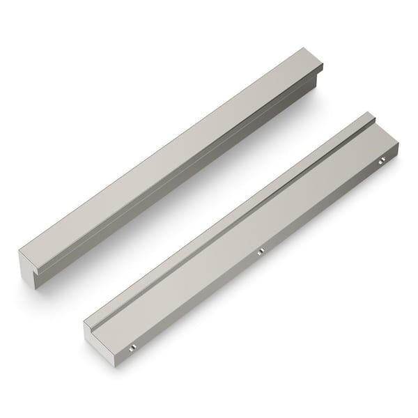 HICKORY HARDWARE Streamline 5-1/16 in. (128 mm) Center-to-Center Glossy Nickel Cabinet Pull (10-Pack)