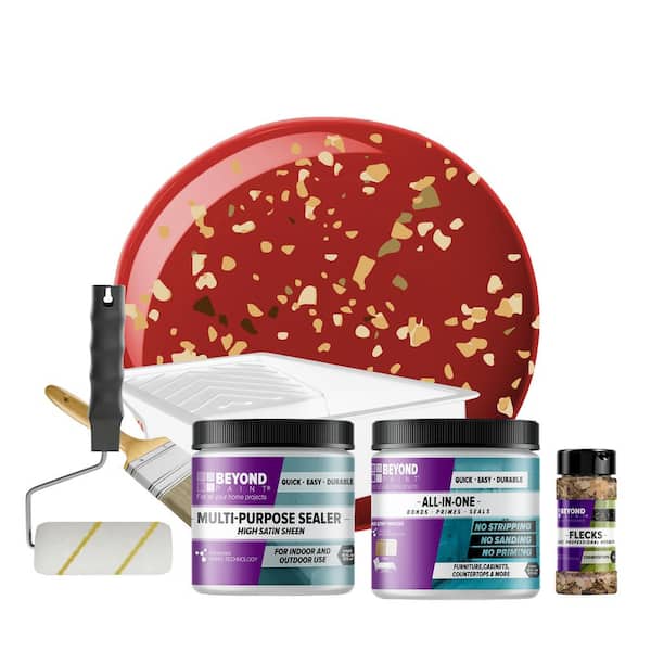 BEYOND PAINT Poppy Countertop Kit with Autumn Flecks