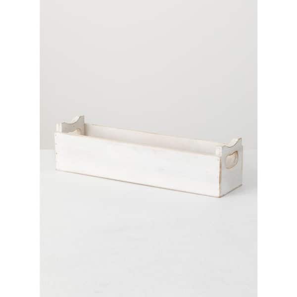 SULLIVANS 15.5" Wooden Table Container