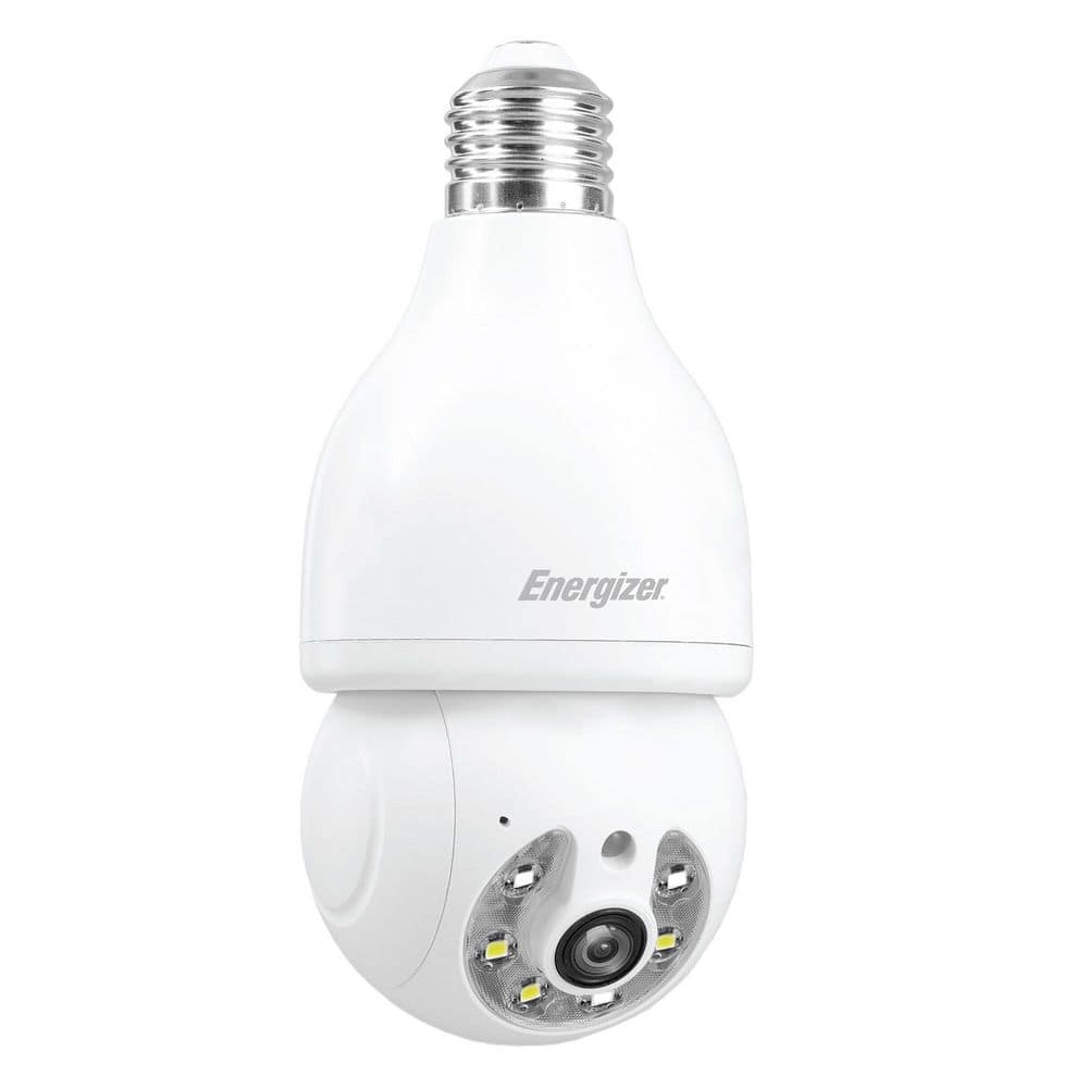 Smart 5GHz Wi-Fi 2K QHD Outdoor Socket Pan Tilt Plug-in Security Camera in White