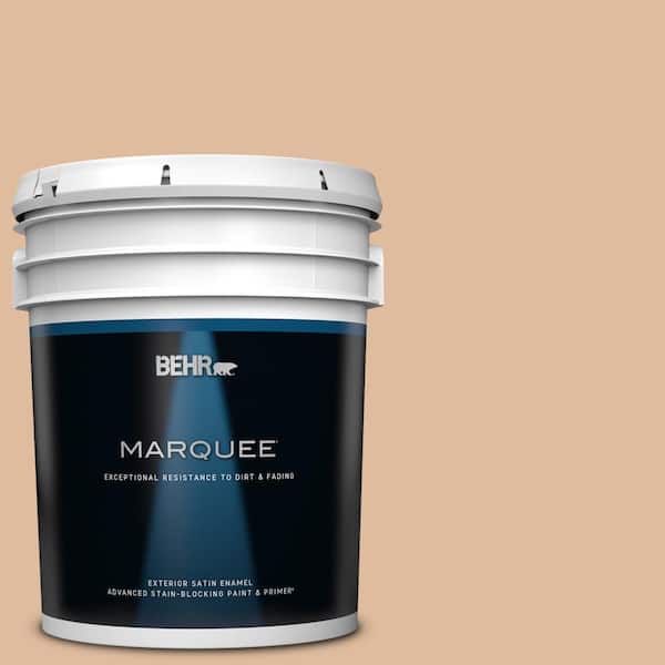 BEHR MARQUEE 5 gal. Home Decorators Collection #HDC-CT-04 Chic Peach Satin Enamel Exterior Paint & Primer