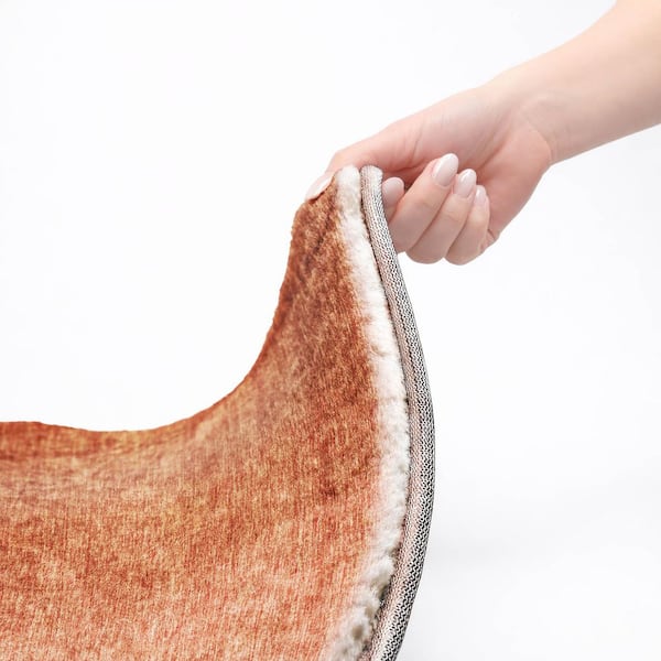 Dream Shag Premium Machine Washable Abstract ADS690 Brown 10 ft. x 14 ft. Area Rug