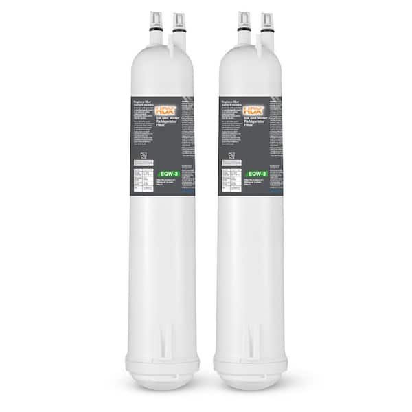EQW-3 Whirlpool Filter 3 Premium Refrigerator Water Filter Replacement (2 Pack)