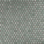 Hudson Penny Round Mint Green 12 in. x 12-5/8 in. Porcelain Mosaic Tile (10.7 sq. ft./Case)