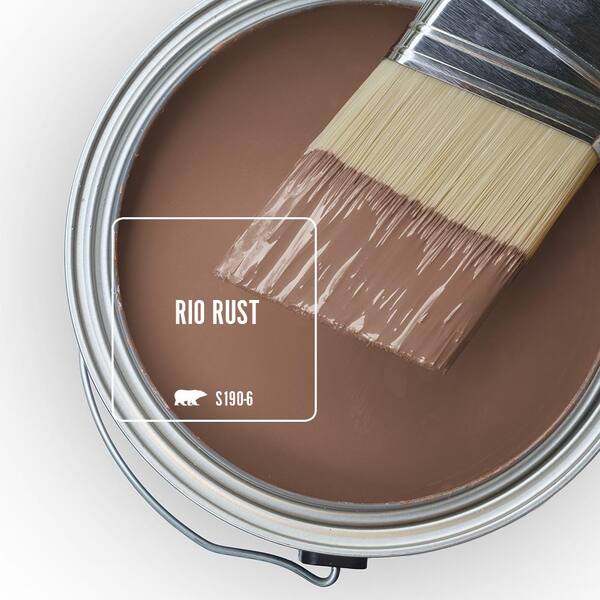 Rust-Oleum - Acrylic Enamel Paint: 5 gal, Flat, White - 75135699