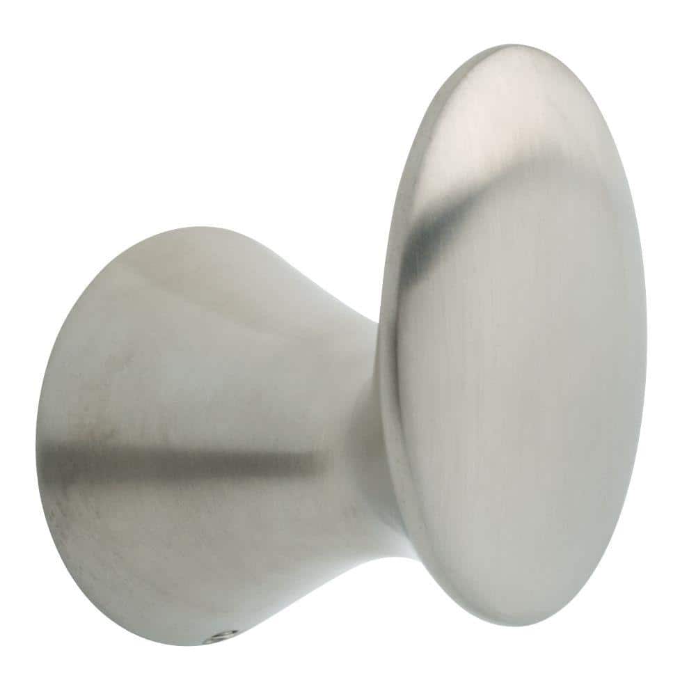 Somerset Knob Towel Hook Bath Hardware Accessory in Satin Nickel