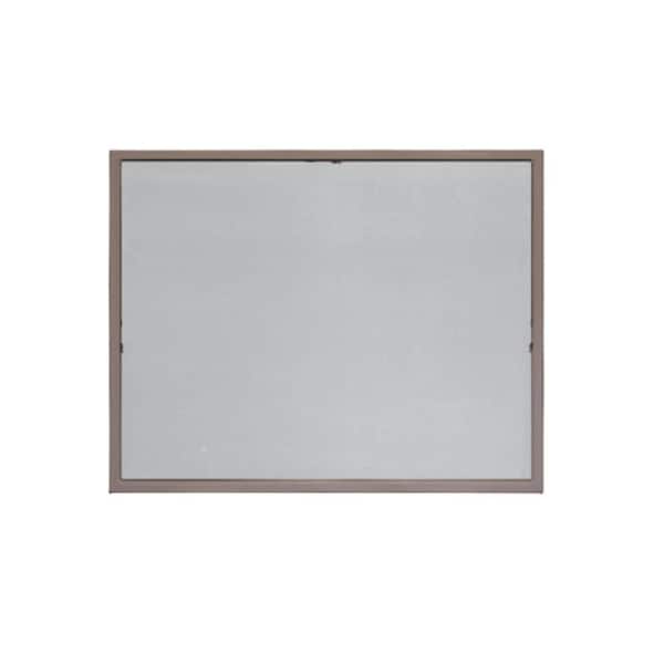 400 Series 20-5/32 in. x 20-5/32 in. Stone Aluminum Awning Window Screen
