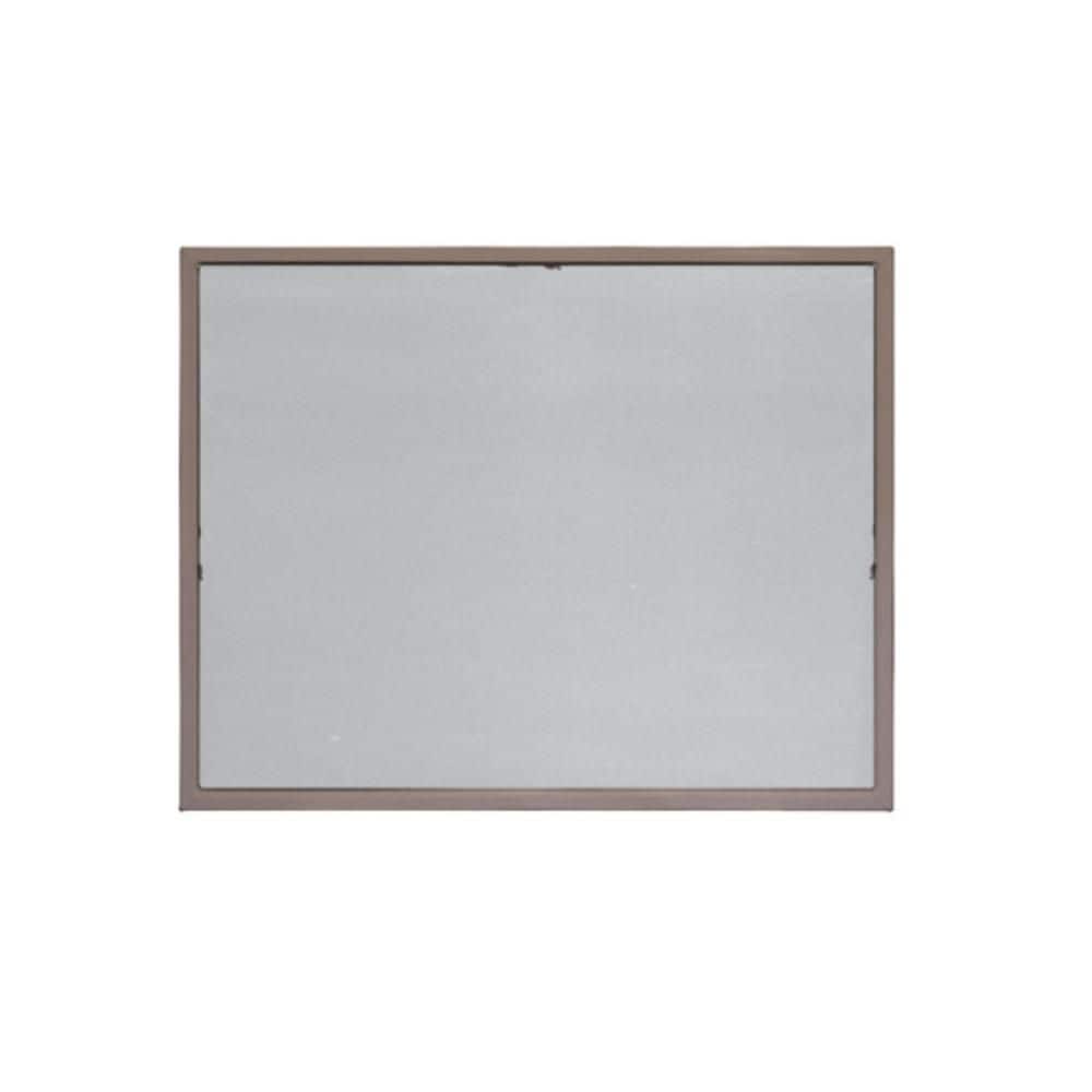 Andersen 400 Series 31-31/32 in. x 20-5/32 in. Stone Aluminum Awning ...
