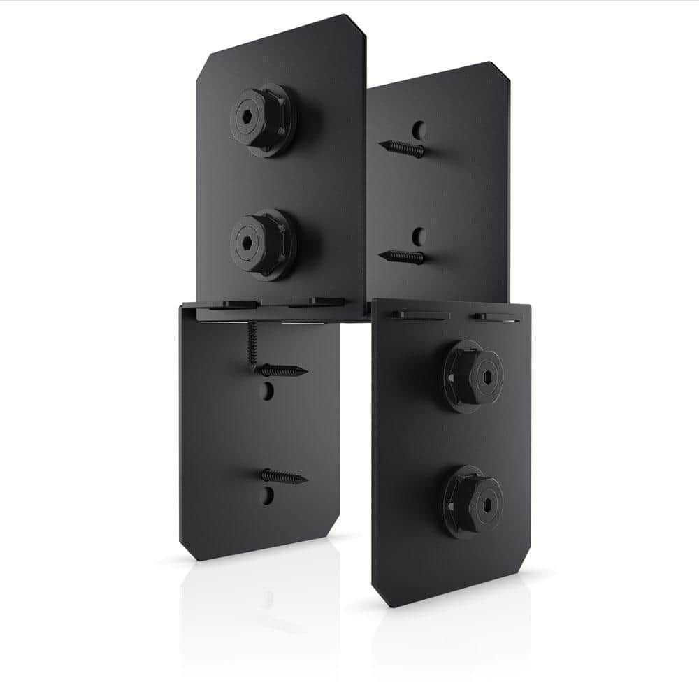 Black Powder Coated 6x6 Metal Column Cap