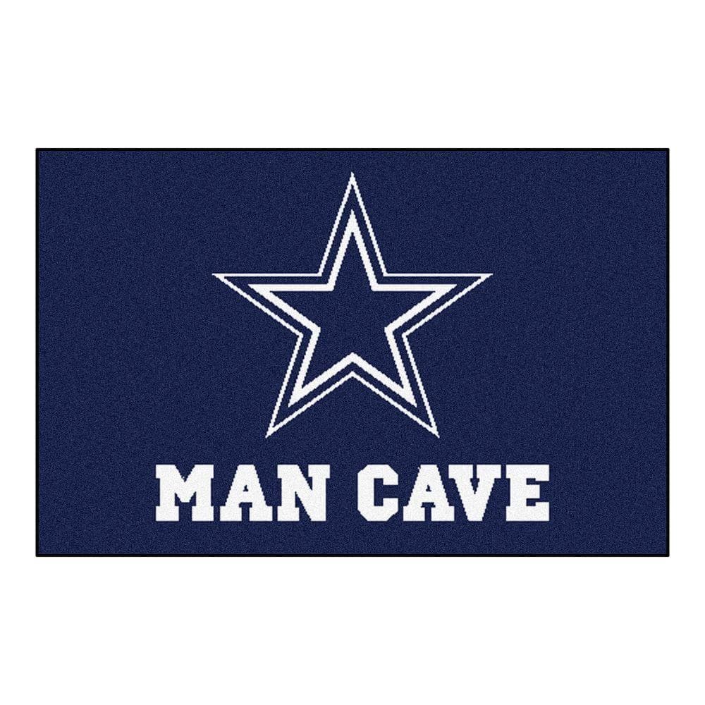 FANMATS Dallas Cowboys Navy 3 ft. x 2 ft. Mascot Helmet Area Rug 31734 -  The Home Depot