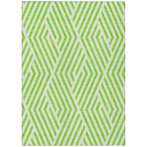 Chantille ACN550 Lime 3 ft. x 5 ft. Machine Washable Indoor/Outdoor Geometric Area Rug