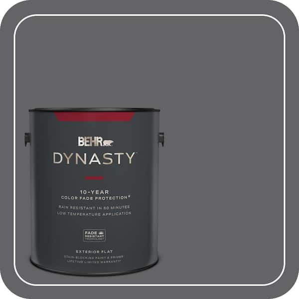 BEHR DYNASTY 1 gal. #N530-6 Digital Flat Exterior Stain-Blocking Paint & Primer