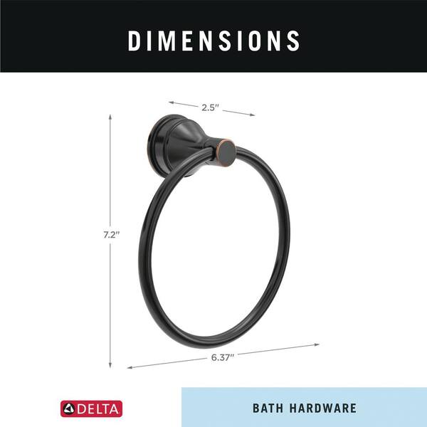 Delta Ashlyn Rubbed Bronze II Wall Mount Towel Ring