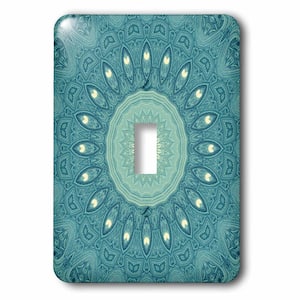 Metal Light Switch Cover Wall Plate Butterfly Flower White Rose Blue ROS009 