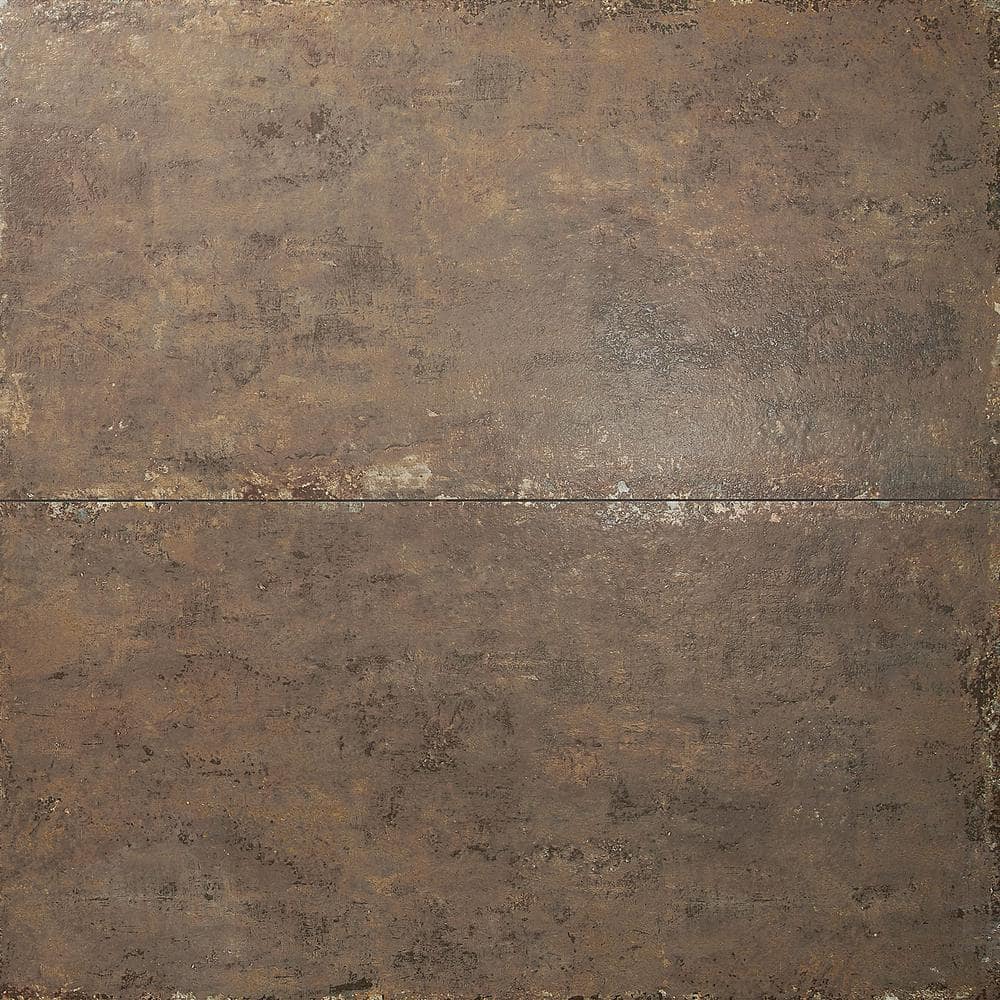 Mantis Large Matte Brown Porcelain Rectangular Floor and Wall Tile