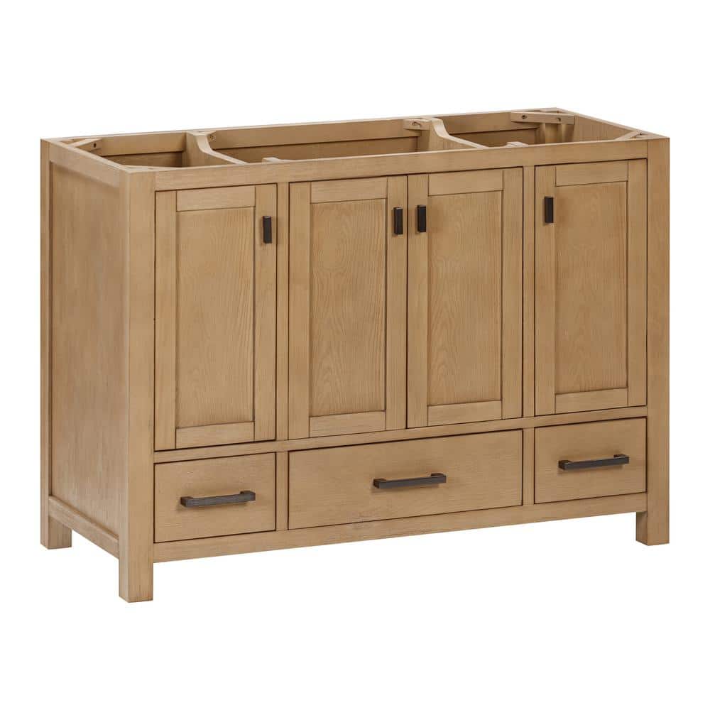 Modero 48" Brushed Oak Single Bathroom Vanity Base