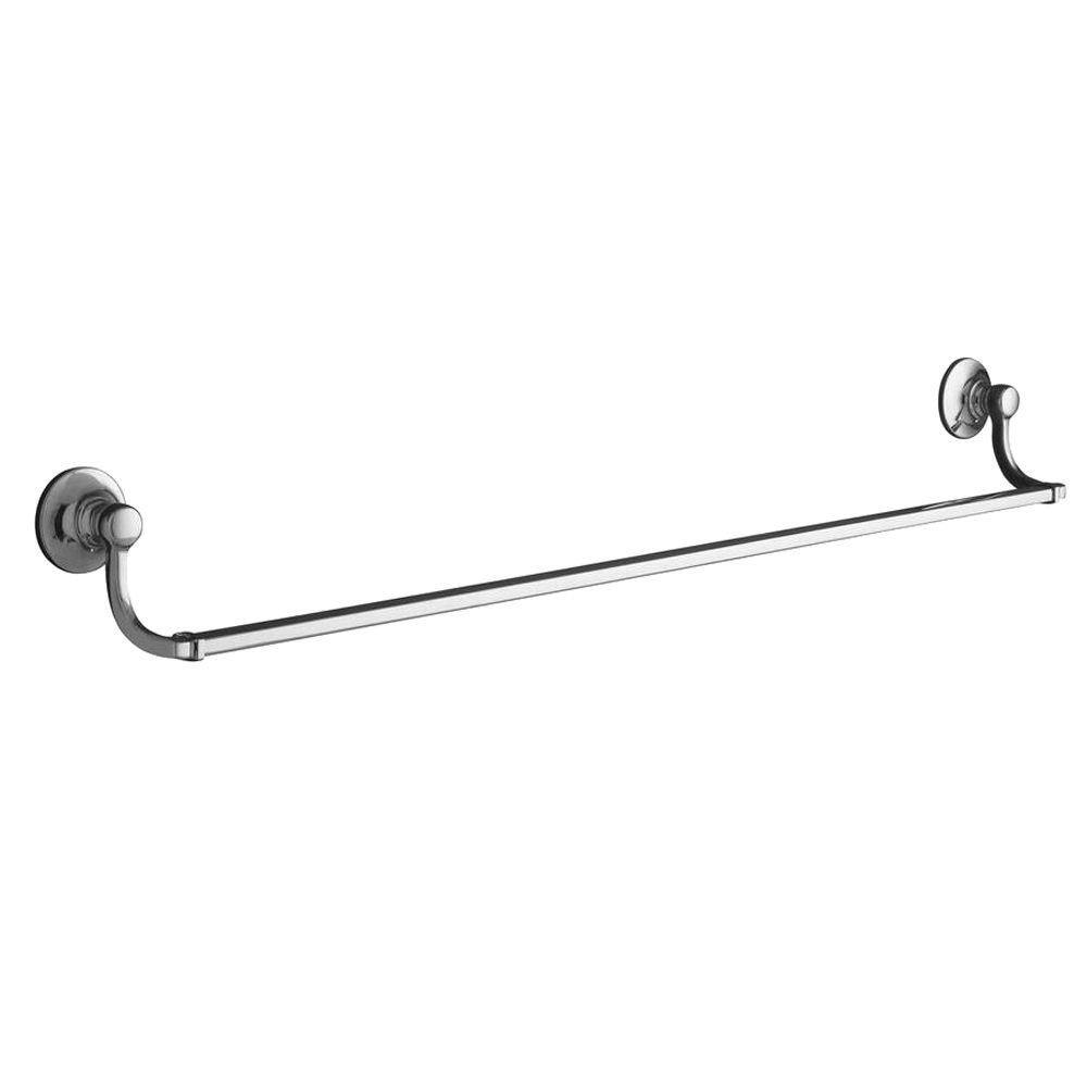 Bancroft 30 in. Towel Bar in Polished Chrome