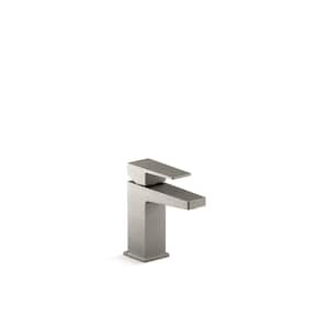Honesty Single Hole Single-Handle Bathroom Faucet with Lever Handle in Vibrant Brushed Nickel