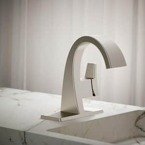 Katun Single Hole 1-Handle Bathroom Faucet in Vibrant Brushed Nickel