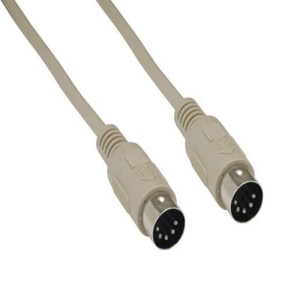 SANOXY 15 ft. DIN5 M/M AT Keyboard Cable