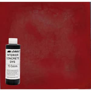 1-gal. Red Berry Interior Concrete Dye Stain Makes with Water from 8 oz. Concentrate