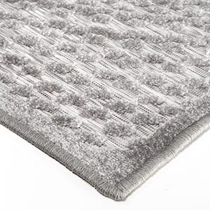 Cerulean Gray 7 ft. x 10 ft. Indoor/Outdoor Area Rug