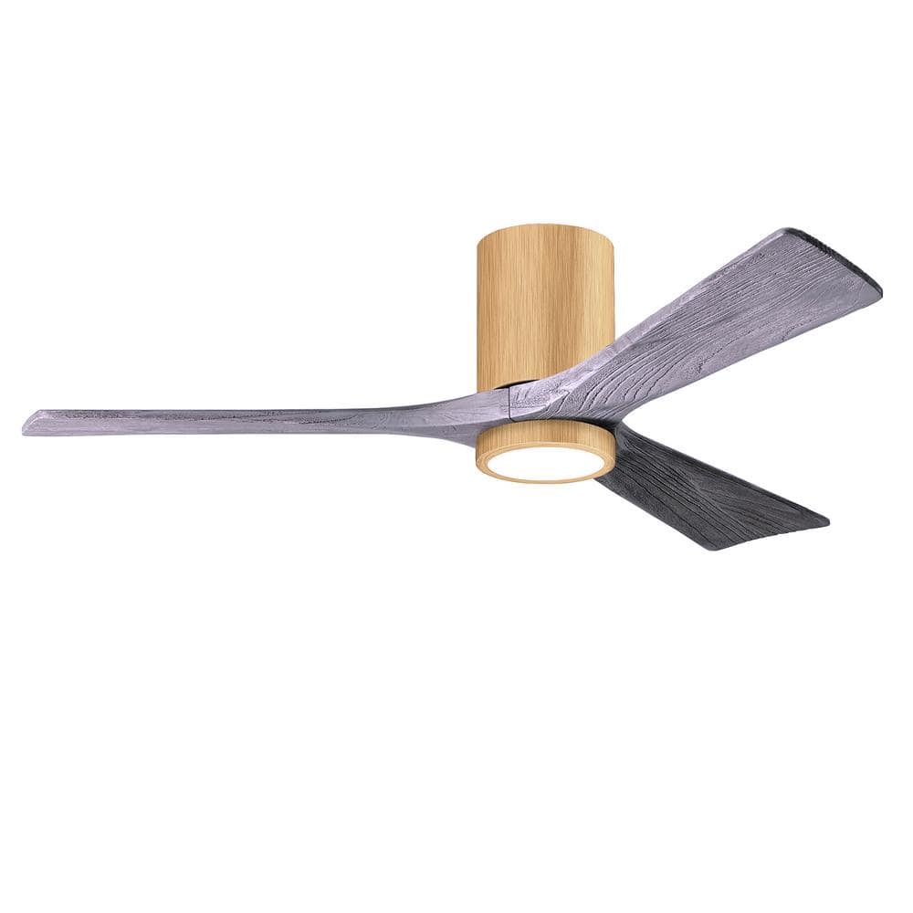 Matthews Fan Company Irene-3HLK 52 in. Integrated LED Indoor/Outdoor Brown Ceiling Fan with Remote and Wall Control Included -  IR3HLK-LM-BW-52