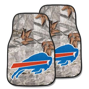 Buffalo Bills Camo 17 in. x 27 in. 2-Piece Nylon Carpet Car Floor Mat Set