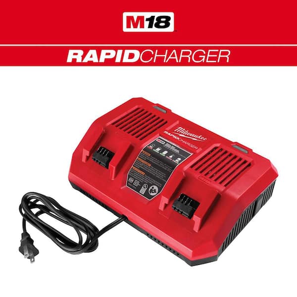 M18 18-Volt Lithium-Ion Dual Bay Rapid Battery Charger