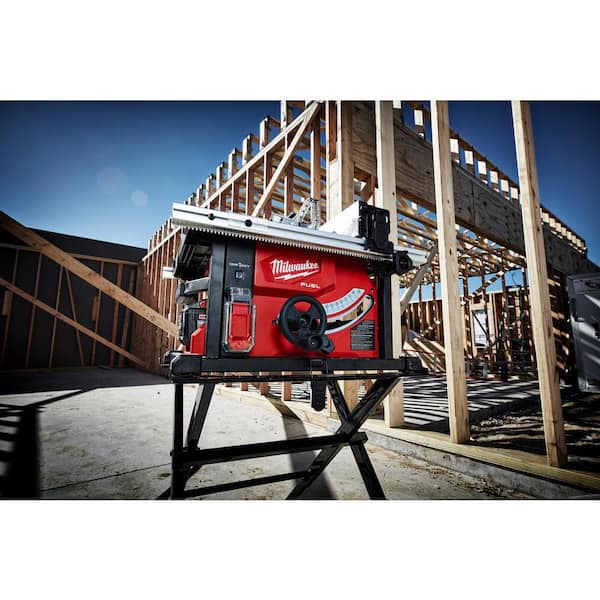 Milwaukee 2736-20-48-08-0561 M18 FUEL ONE-KEY 18-Volt Lithium-Ion Brushless Cordless 8-1/4 in. Table Saw W/ Table Saw Stand (Tool Only) - 2