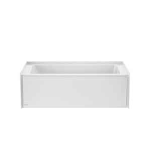 Projecta 60 in. x 32 in. Whirlpool Bathtub with Right Drain in White