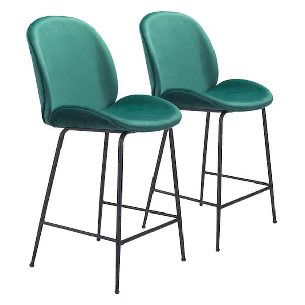 ZUO Miles Counter Chair Green