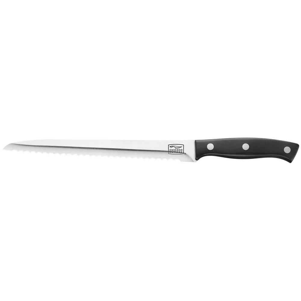 Ellsworth 13-Piece Stainless Steel Knife Set with Natural Wood Block