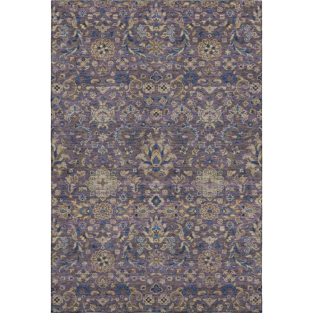 Mayfield Premium Machine Washable Abstract AMF2485 Purple 9 ft. x 12 ft. Area Rug price history on PriceWatchPro