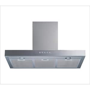 30 in. 475 CFM Convertible Wall Mount Range Hood in Stainless Steel with Mesh Filters and Push Sensor Control