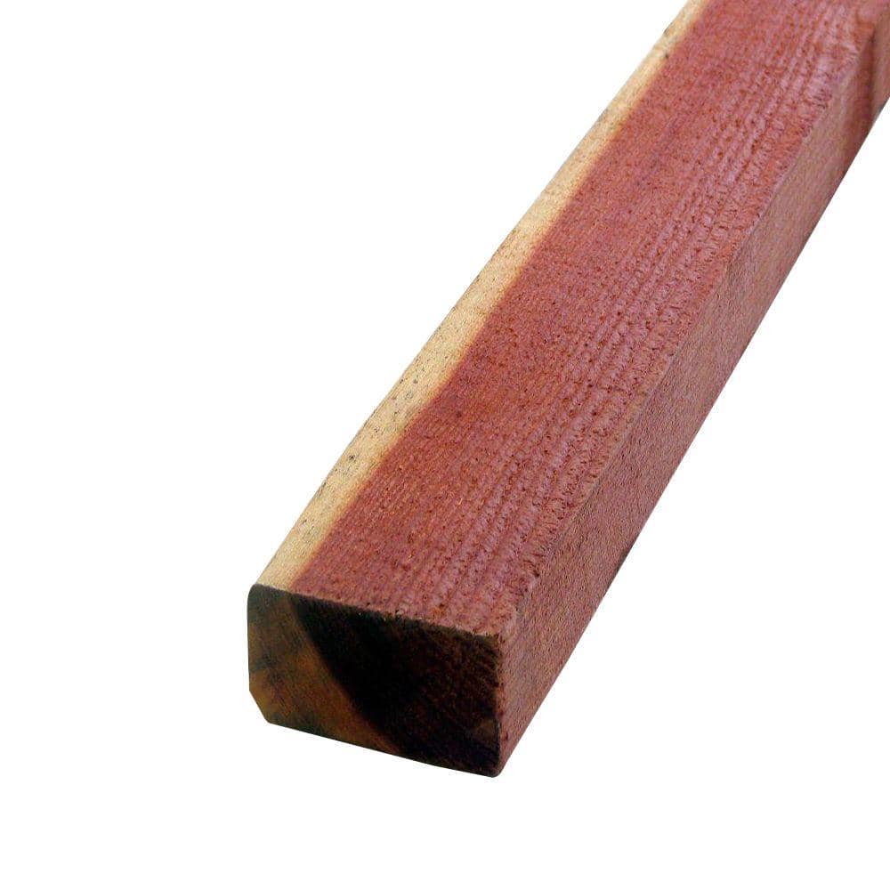 841R - Brick Mould (1-1⁄4x1-1⁄2) Redwood - Decorative Woods