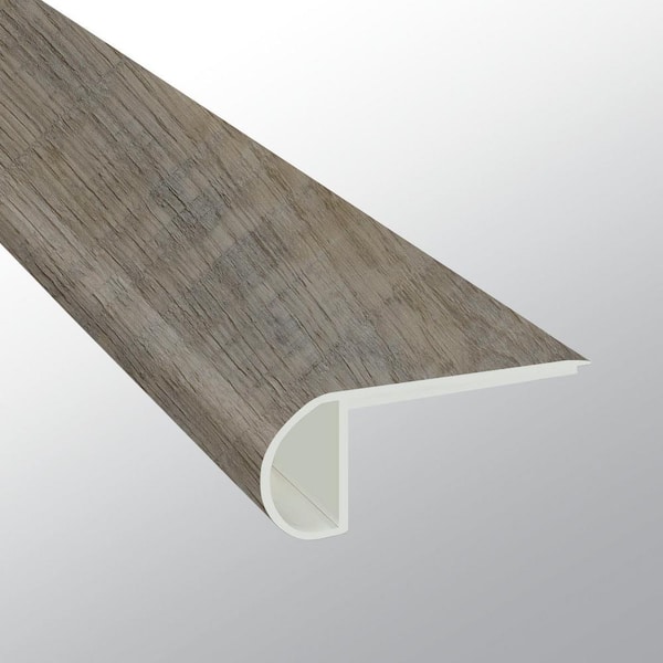 Hickory Lake 3/4 in. T x 2.75 in. W x 94 in. L Luxury Vinyl Flush Stair Nose Molding