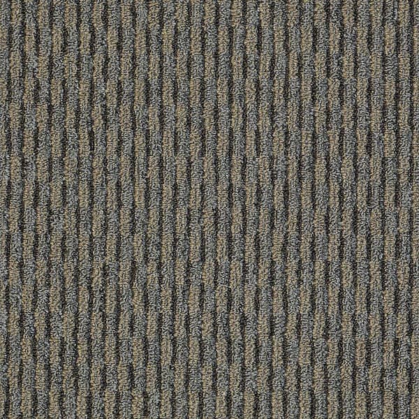 TrafficMaster 8 in. x 8 in. Berber Carpet Sample - Morro Bay - Color Gun Smoke