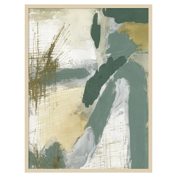 Amanti Art First Sprout I by Vanna Lam 31 in. W x 41 in. H. Wood Framed Wall Art Print Framed in Brown