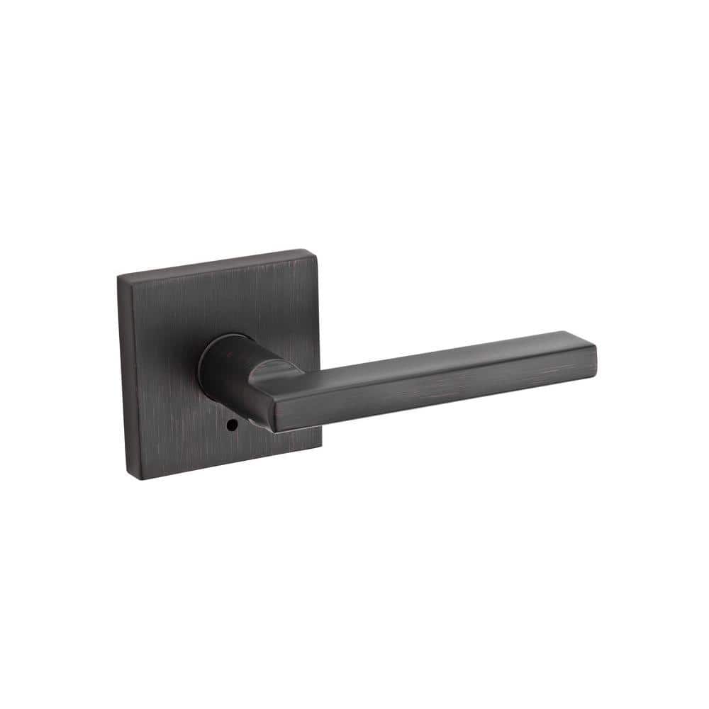 HA様 Kwikset Halifax Square Venetian Bronze Privacy Bed/Bath Door