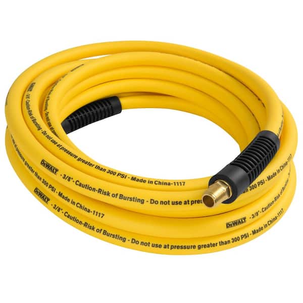 Reinforced PVC Hose with Brass Blue 3/8-Inch Campbell Hausfeld Air Hose 25ft 