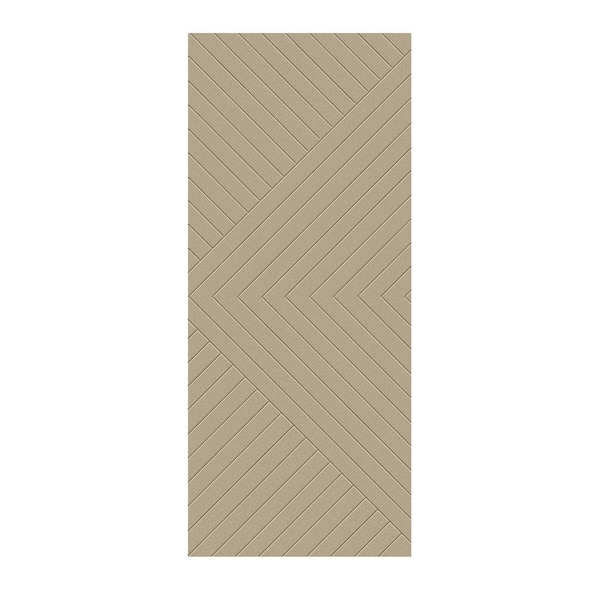 CALHOME 30 in. x 80 in. Hollow Core Unfinished Composite MDF Interior Door Slab